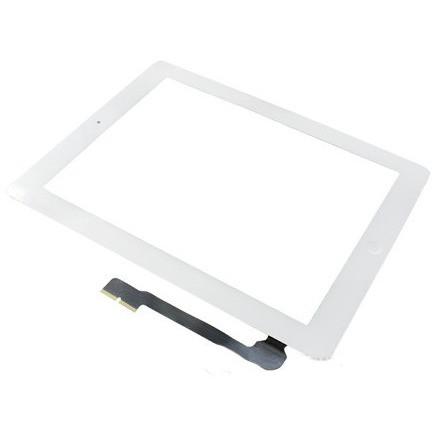 Ipad 3 Digitizer With Home Button & Adhesive White - Screenshelf